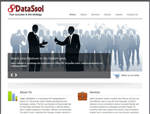 Tablet Screenshot of datassol.com